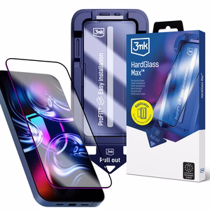 "3mk HardGlass Max" grūdintas stiklas "iPhone 15 Pro