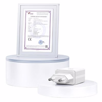 USAMS Tinklo įkroviklis 2xUSB-A + laidas USB-C/ USB-A Fast Charging baltas series HC HCXLTZ03