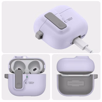 Tech-Protect Slim Hook dėklas AirPods 4 - violetinis