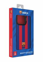 FC Barcelona case iPhone 15 Pro Magnetinis dėklas MagSafe OCFCBMCIP15PBG BG