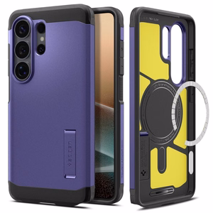 SPIGEN dėklas TOUGH ARMOR, suderinamas su MagSafe, skirtas SAMSUNG S26 Ultra ash violet