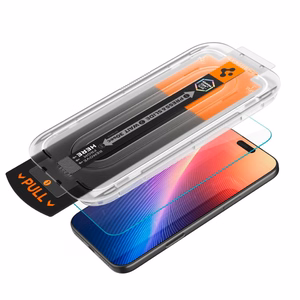 Spigen Glas.TR EZ Fit Pro grūdintas stiklas iPhone 16 Pro Max / 17 Pro Max - skaidrus
