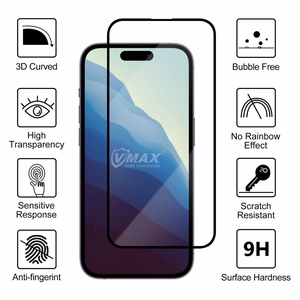 Vmax Apsauginis stiklas 9D Xiaomi Redmi 13