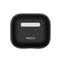 Rock Silikoninis dėklas Airpods 3 juodas