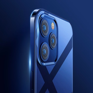 Joyroom New Beautiful Series itin plonas dėklas su elektroplokavimo rėmeliu iPhone 12 Pro Max juodas (JR-BP796)