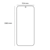 Grūdintas stiklas 2,5D telefonui Google Pixel 10 Pro XL 5G