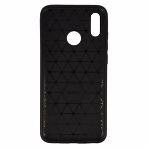 Galinė dėklas CARBON HUAWEI P SMART 2019 juodas