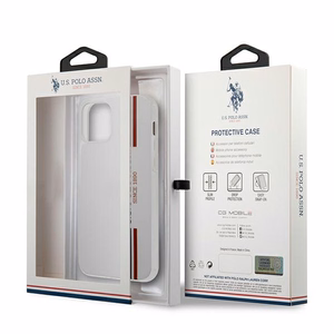US Polo USHCP12SPCUSSWH iPhone 12 mini 5,4" balta Tricolor kolekcija