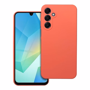 SILIKONINIS dėklas telefonui SAMSUNG A16 5G / A16 4G persikinis