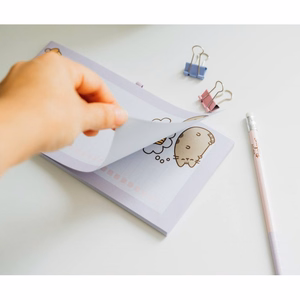 Pusheen Moments magnetinė užrašinė šaldytuvui su pieštuku