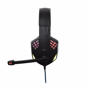 Проводные игровые наушники ART Jack 3,5 mm / USB A с микрофоном G11 чёрные