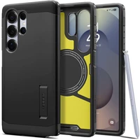 Spigen Tough Armor Magnetinis dėklas telefonui Samsung Galaxy S25 Ultra - juodas