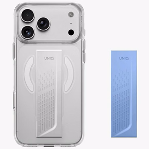Uniq Heldro Air Magclick Charging dėklas iPhone 18 Pro Max / 17 Pro Max – skaidrus