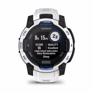 Garmin Instinct 3 Solar laikrodis, 45 mm, baltas