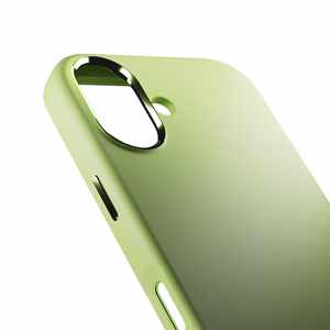 Pure Icon Magnetinis Pro skystas silikoninis dėklas iPhone 17, MagSafe suderinamas, su kameros apsauga ir aliuminio mygtukais - žalias