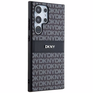 DKNY odinis Mono Stripe ir Metal Logo dėklas telefonui Samsung Galaxy S24 Ultra - juodas