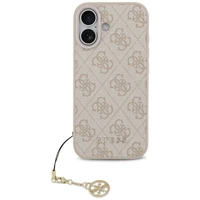 Guess 4G Charms Collection Magnetinis dėklas telefonui iPhone 17 - rožinė