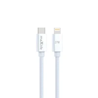 Maxlife MXUC-12 kabelis USB-C - Lightning 2,0 m 27W - baltas