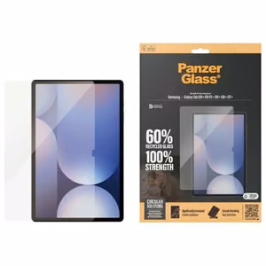 PanzerGlass Ultra-Wide Fit закаленное стекло Samsung Galaxy Tab S7+ / S8+ / S9+ / S9 FE+ / S10+