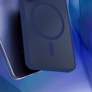"3mk Smoke MagCase" dėklas "iPhone 17 Pro" - mėlynas permatomas