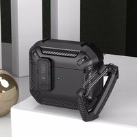 Tech-Protect X-Carbo dėklas AirPods Pro 1 / 2 - juodas