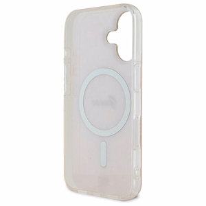Guess IML 4G Magnetinis dėklas iPhone 16 Plus - rožinis