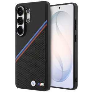 BMW Tricolor Metal Logo MagSafe Dėklas for Samsung Galaxy S26 Ultra - juodas