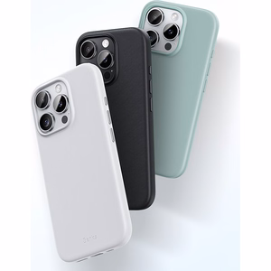 Benks magnetinis Vita Pro silikoninis dėklas telefonui, skirtas Iphone 16 Pro, pilkas