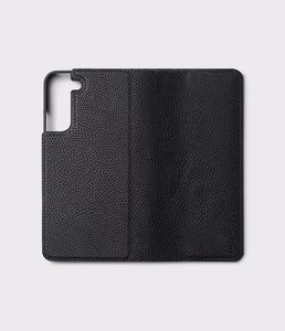Ringke Folio Signature atverčiamas odinis dėklas Samsung Galaxy S22 + (S22 Plus) juodas (FSS118R262)