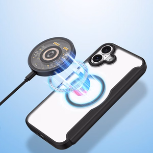 Dux Ducis Skin X Pro iPhone 16 dėklas su MagSafe ir atveriamu dangčiu - juodas