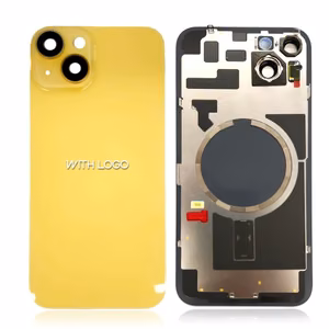 Galinis dangtelis iPhone 14 / geltonas / (pilnas dangtelis) / OEM