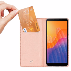 DUX DUCIS Skin Pro Knygelės tipo dėklas telefonui Huawei Y5p rožinė