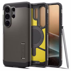 SPIGEN case Tough Armor compatible with MagSafe for Samsung S26 Ultra gunmetal