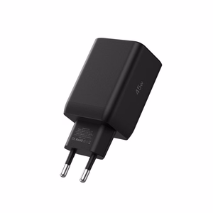 Tech-Protect NC45W-GAN 2-PORT PD45W sieninis įkroviklis - juodas