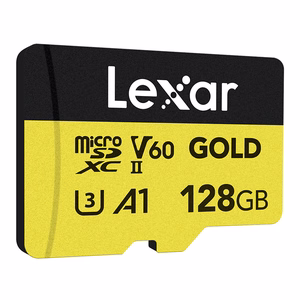 „Lexar GOLD“ microSDXC atminties kortelė, 128 GB