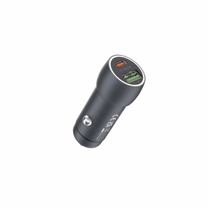 Devia car įkroviklis Extreme PD QC 3.0 30W + 18W 1x USB 1x USB-C deep pilkas