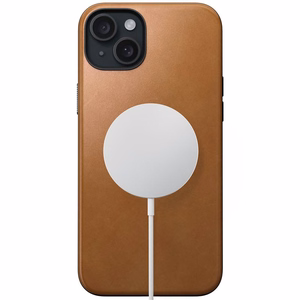 Nomad modernus odinis dėklas telefonui iPhone 15 Plus 6,7" angliškas įdegis