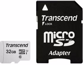 Transcend Micro SDHC 32GB C10 atminties kortelė su adapteriu