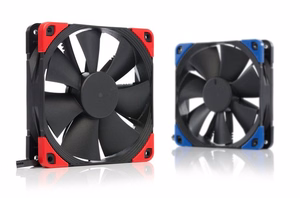 Noctua NF-F12 PWM chromax.black.swap Kompiuterio korpusui Ventiliatorius 12 cm Juoda