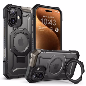 Supcase UB Grip Mag Magnetinis dėklas telefonui iPhone 17 - juodas