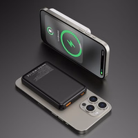 Belaidė magnetinė išorinė baterija Dudao K14S USB-C / MagSafe 20W 5000mAh (juoda)