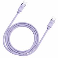 Orico CDX 60W 3A Power Delivery USB-C - USB-C 1m kabelis - violetinis