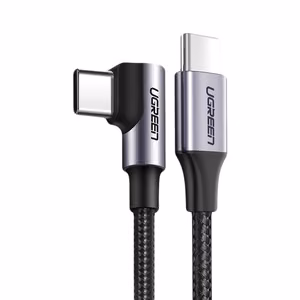 Ugreen US255 50125 USB-C (tiesus) / USB-C (kampinis) PD QC laidas 60W 3A 2m - pilkas