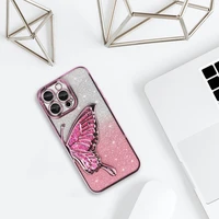 Tel Protect Butterfly Water dėklas telefonui Iphone 16 Plus rožinis