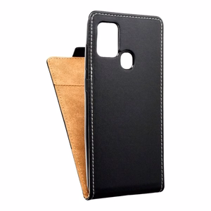 Vertical flip case for Samsung A21s Slim Flexi Fresh czarne