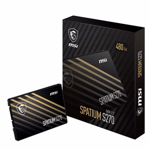 MSI Spatium S270 SATA 2.5 480 GB 2.5" Serial ATA III 3D NAND SSD diskas