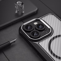 Leading Series MagSafe Silikoninis dėklas telefonui iPhone 16 Pro Max - juodas