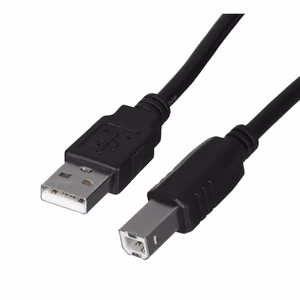 Lanberg CA-USBA-10CC-0018-BK USB laidas USB 2.0 1,8 m USB B juodas