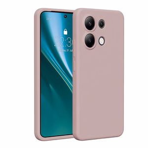 Etteri silikoninis dėklas telefonui Xiaomi Redmi Note 13 4G šviesiai rožinis