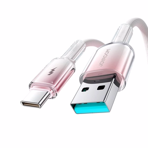 Joyroom S-A42 3A USB-A - USB-C kabelis 1.2m baltas